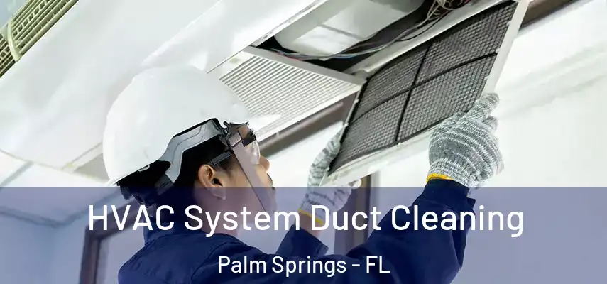  HVAC System Duct Cleaning Palm Springs - FL